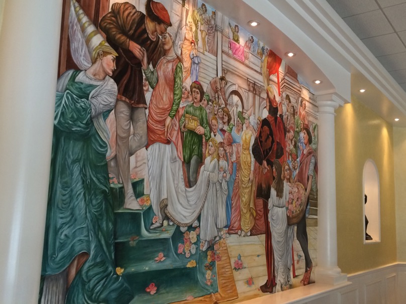 lobby mural